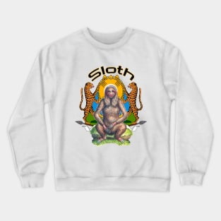 Sloth the king of the forest Crewneck Sweatshirt